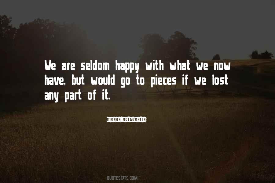 Quotes About Lost Happiness #1522513