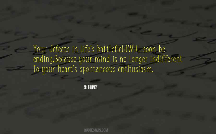 Mind Is The Battlefield Quotes #402741