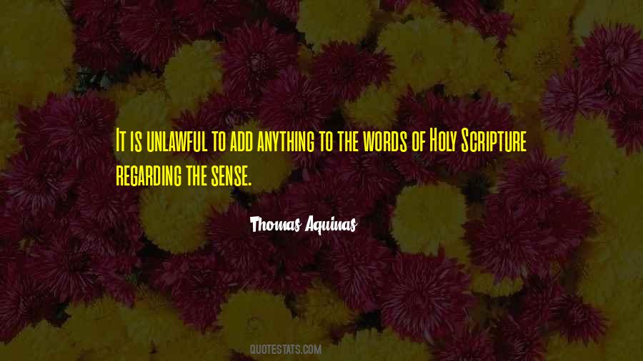 Sense Of Holy Quotes #614927