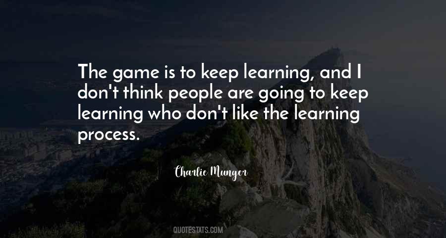Learning Games Quotes #1129486