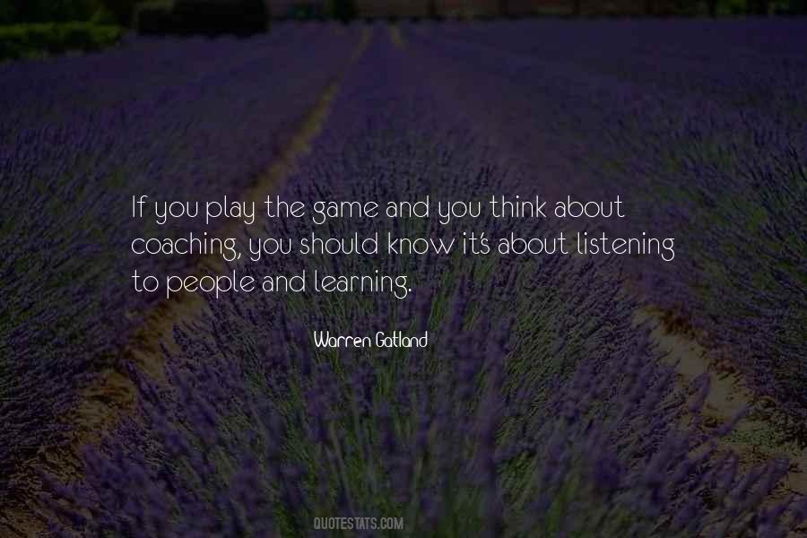 Learning Games Quotes #1416778