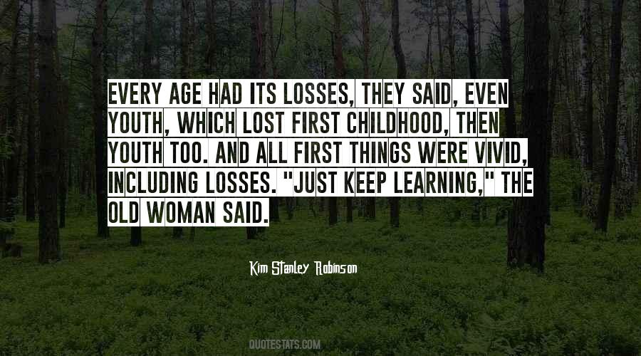 Quotes About Lost Childhood #1773498