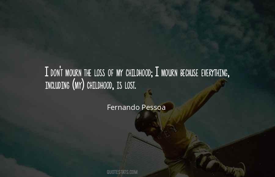 Quotes About Lost Childhood #1839214