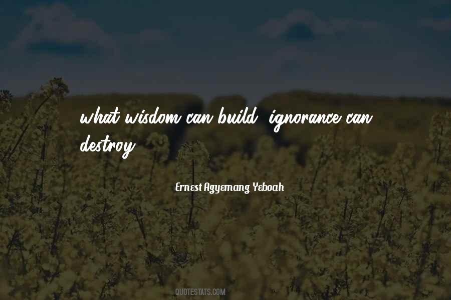 Build And Destroy Quotes #243130