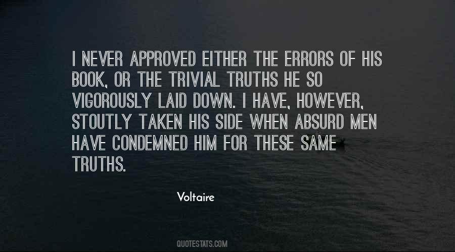 Absurd Truths Quotes #1551380
