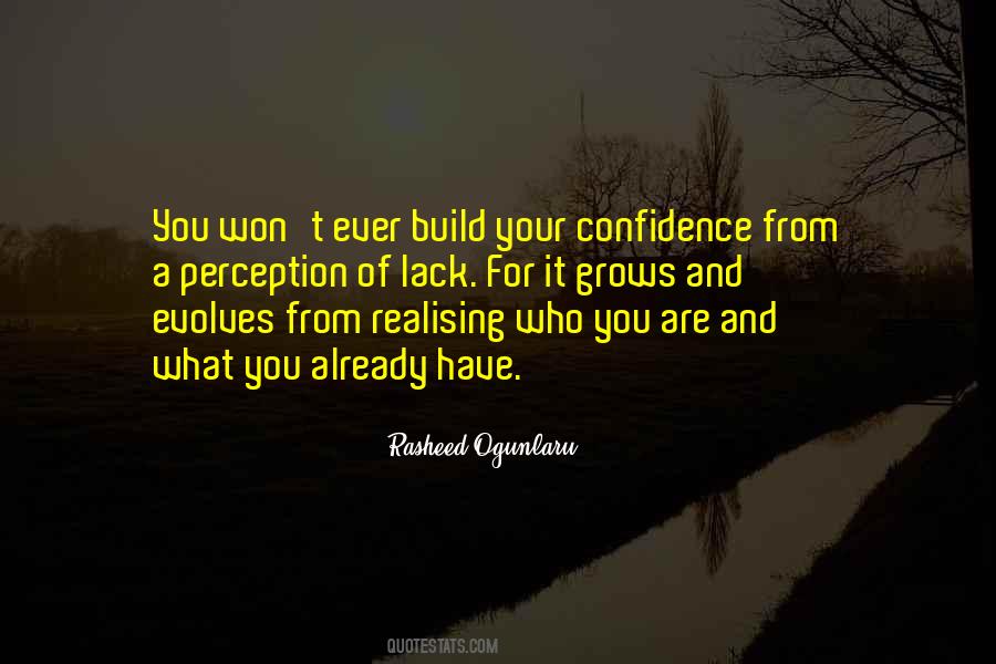 Build Self Confidence Quotes #1141369