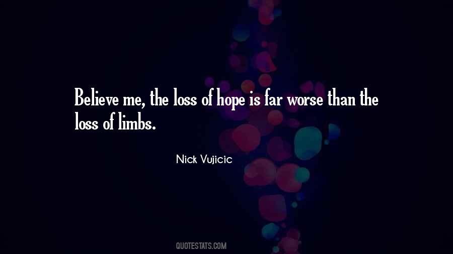 Quotes About Loss Of Hope #1345416