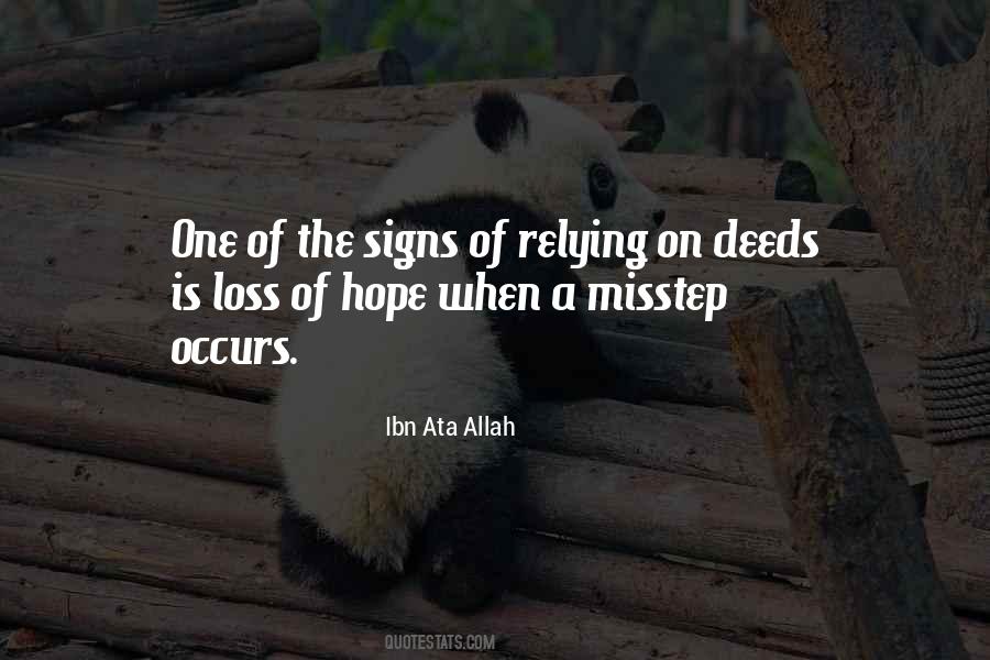 Quotes About Loss Of Hope #1630492