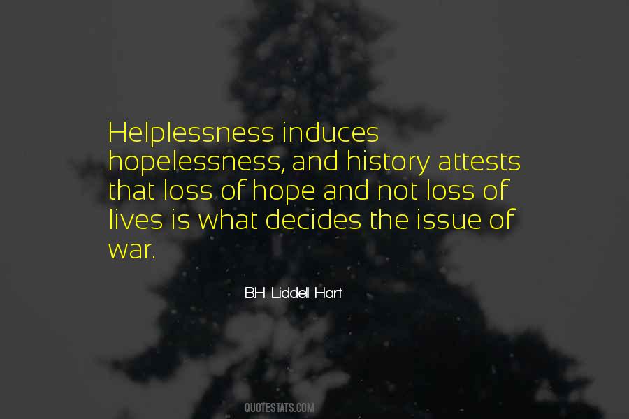 Quotes About Loss Of Hope #1762985