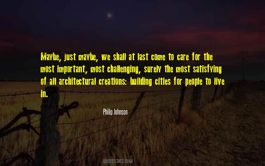 Building Cities Quotes #808820