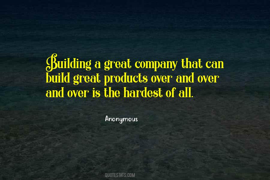Building Great Things Quotes #77090