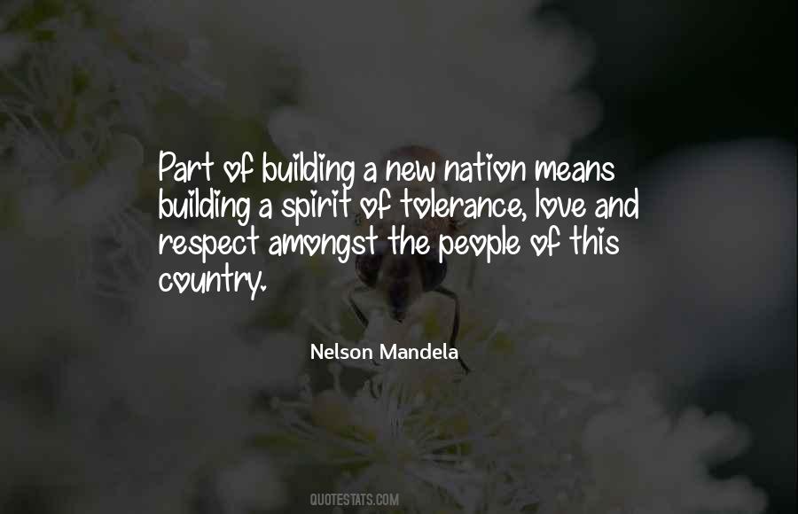 Building The Nation Quotes #350407