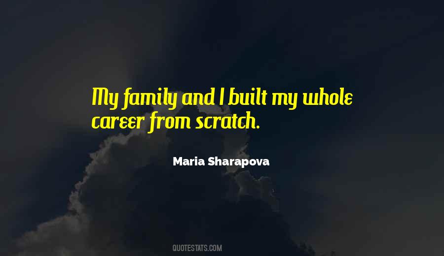 Built From Scratch Quotes #9127