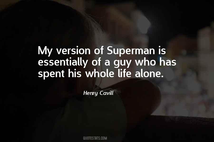 Cavill Superman Quotes #661296
