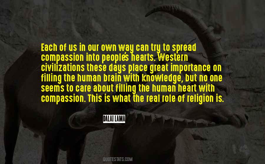 Human Compassion Quotes #62954