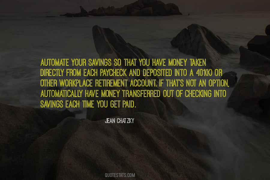 Retirement Money Quotes #1388612
