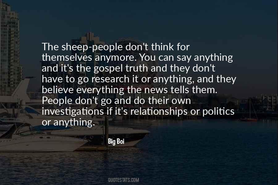 Quotes About The Sheep #1392238