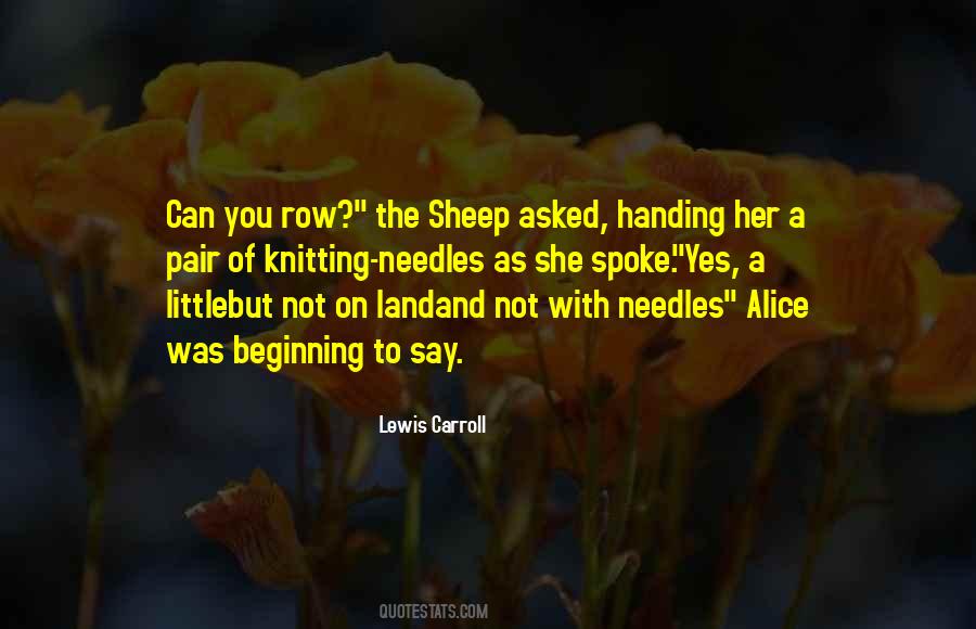 Quotes About The Sheep #330087