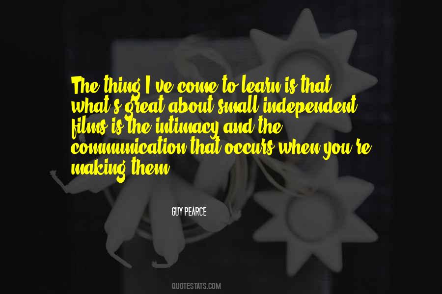 Communication That Occurs Quotes #1459712
