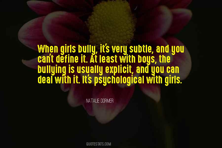 Bully Quotes #1229918