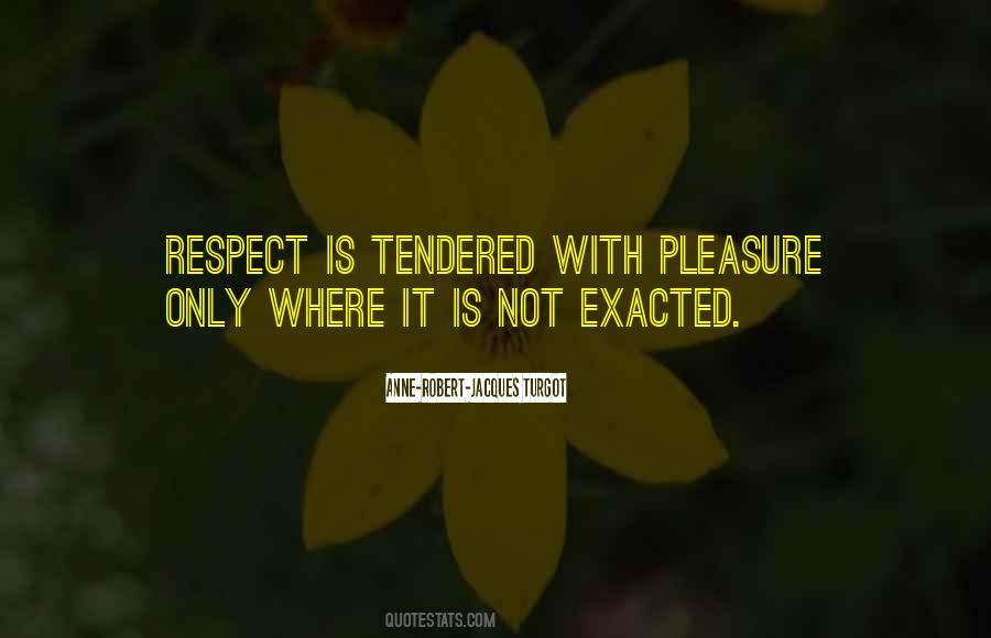 Respect Is Quotes #1427427