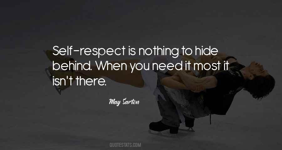 Respect Is Quotes #1865536