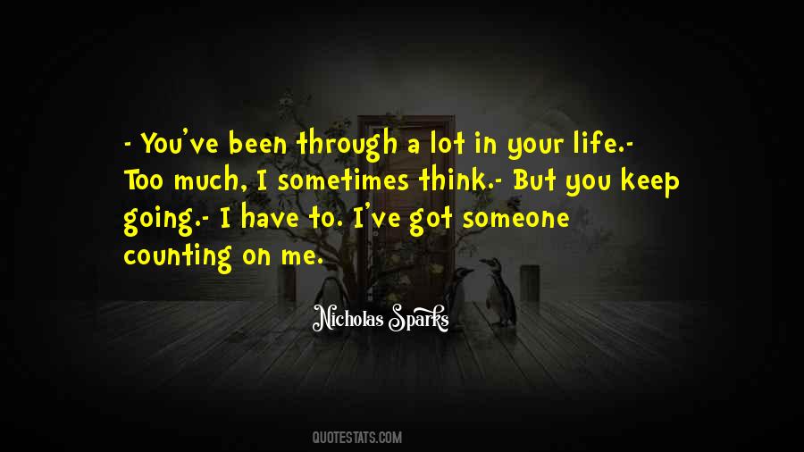 You Keep Me Going Quotes #1200397