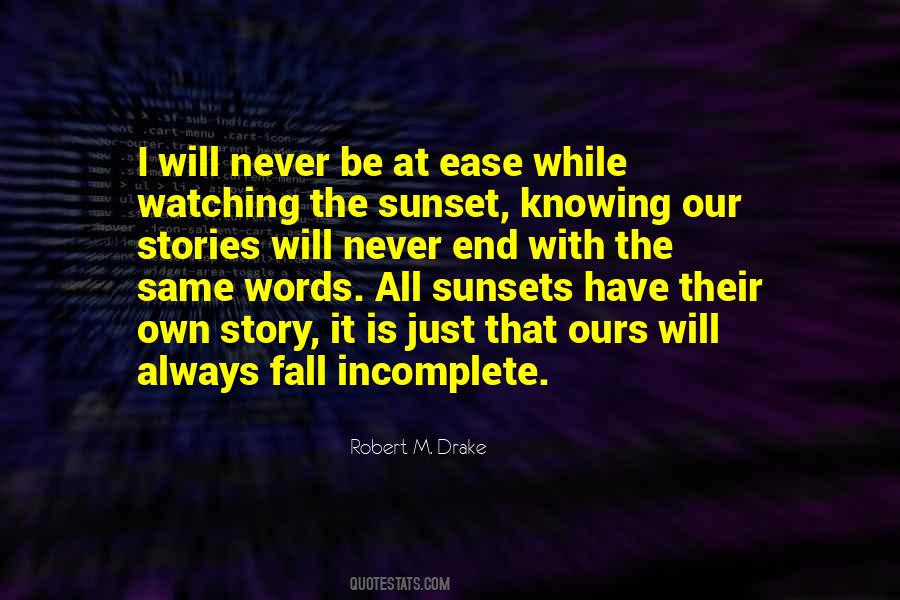 Watching Sunset Quotes #416454