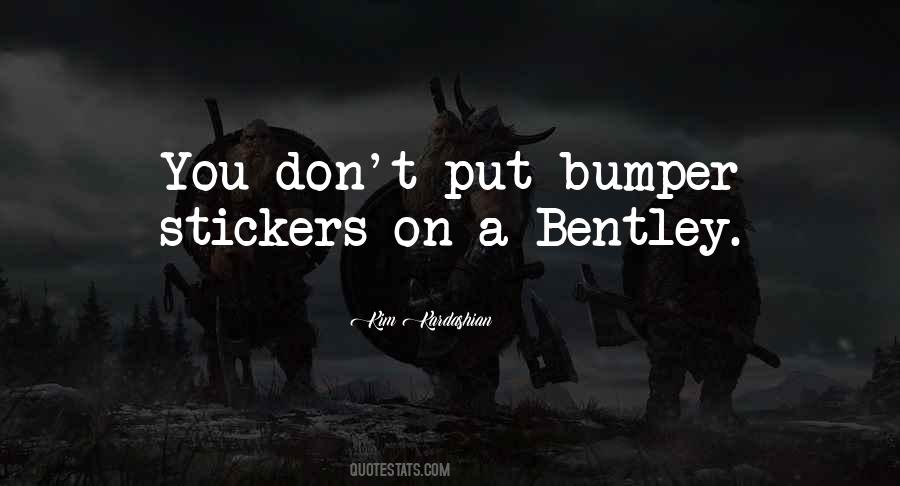 Bumper Quotes #1450015