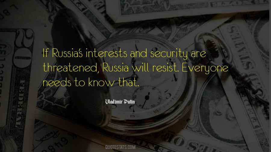 Putin Russia Quotes #261825