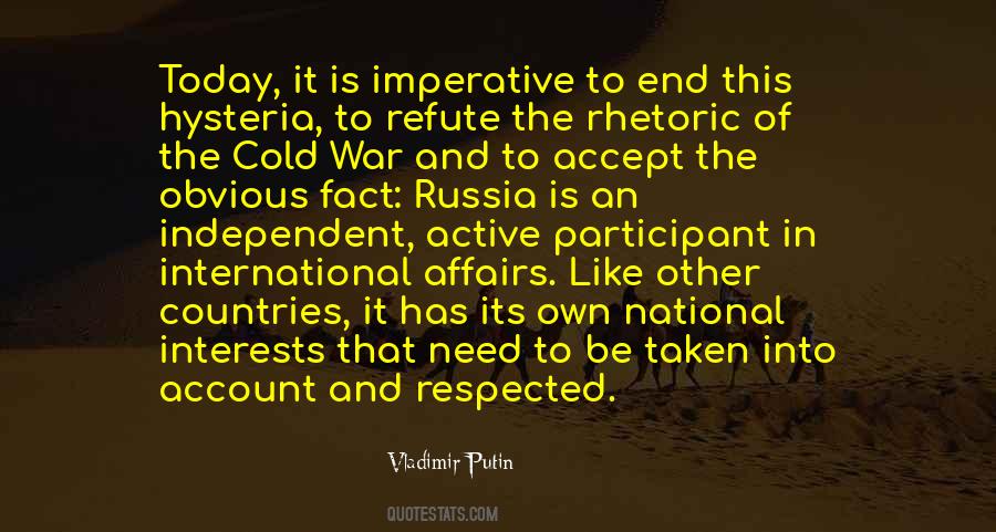 Putin Russia Quotes #407411