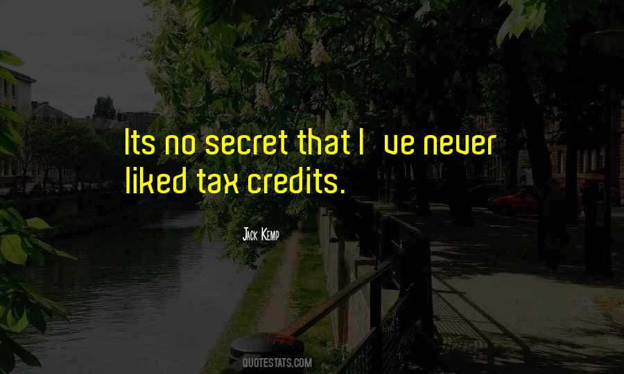 Tax Credits Quotes #105090