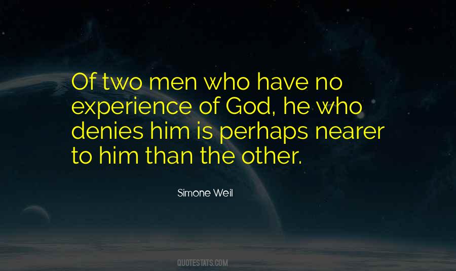 God Experience Quotes #205457