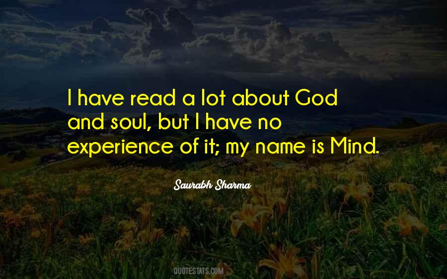 God Experience Quotes #40211