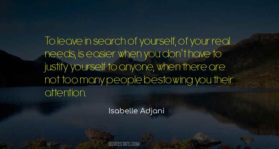 Adjani Isabelle Quotes #1474689