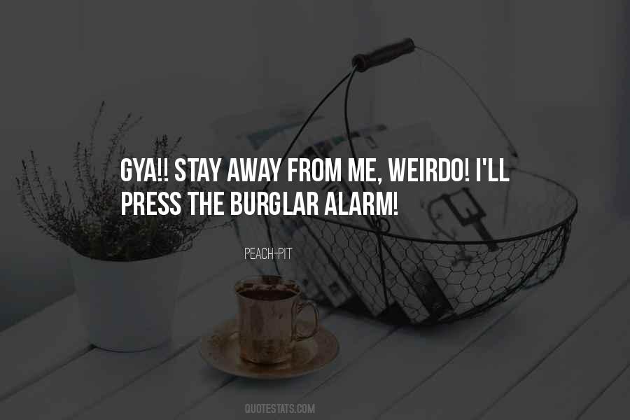 Burglar Alarm Quotes #768013