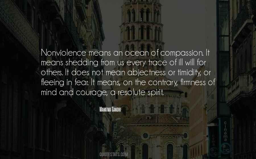 Compassion And Nonviolence Quotes #1318977
