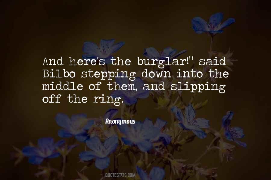 Burglar Quotes #1370812