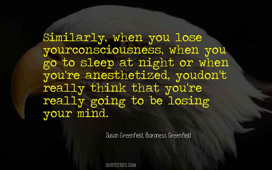 Quotes About Losing Sleep #72366