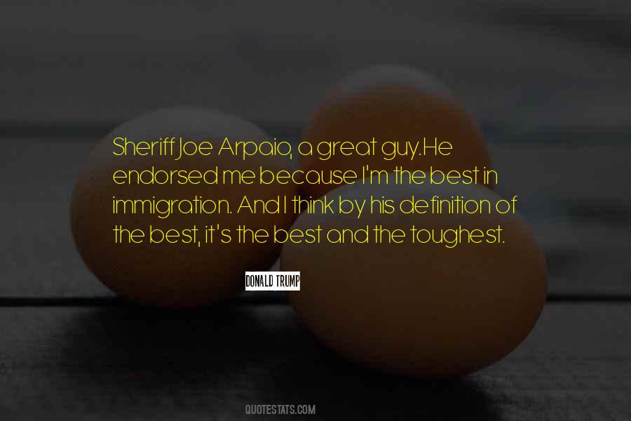Sheriff Joe Arpaio Quotes #1017711