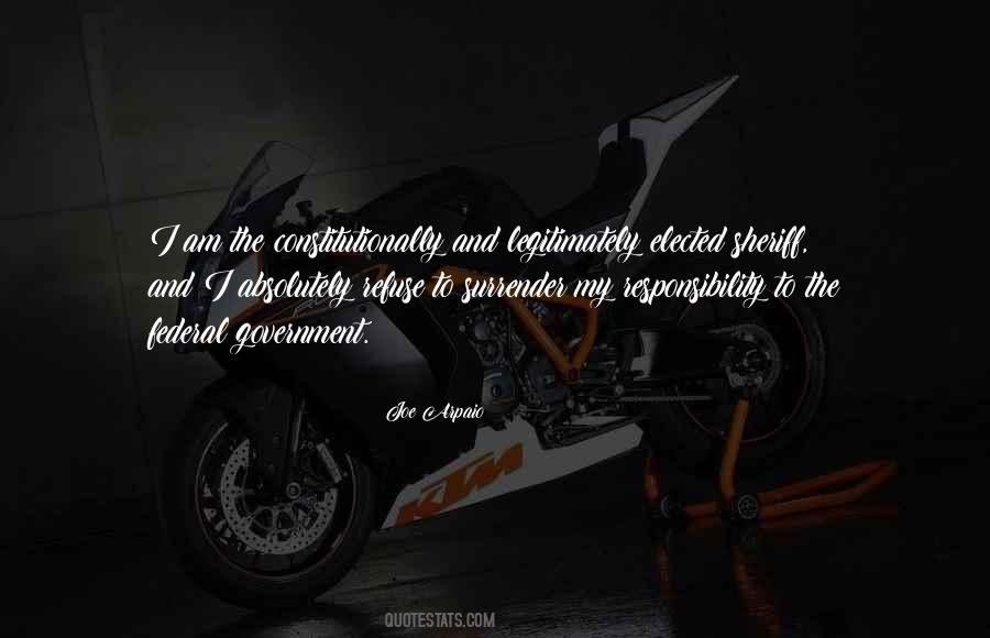 Sheriff Joe Arpaio Quotes #1845070