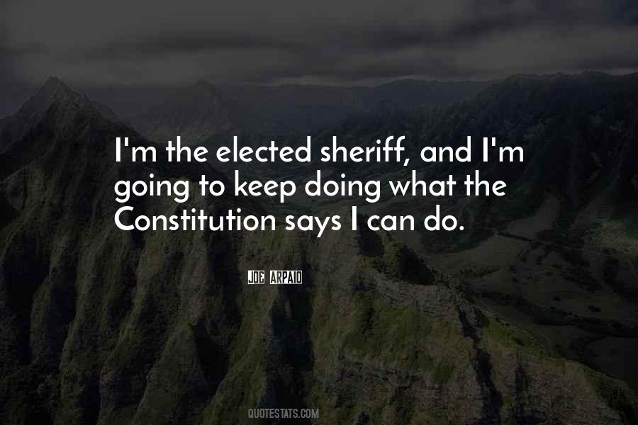 Sheriff Joe Arpaio Quotes #917348