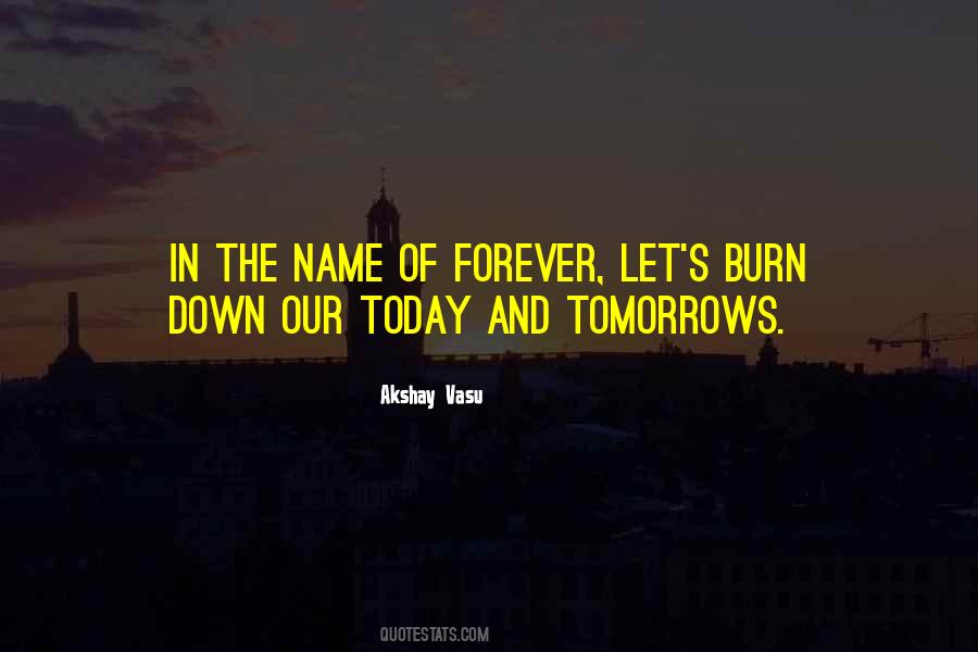 Burn Down Quotes #1362709