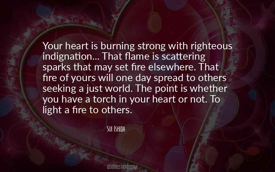 Burning Heart Quotes #1521524