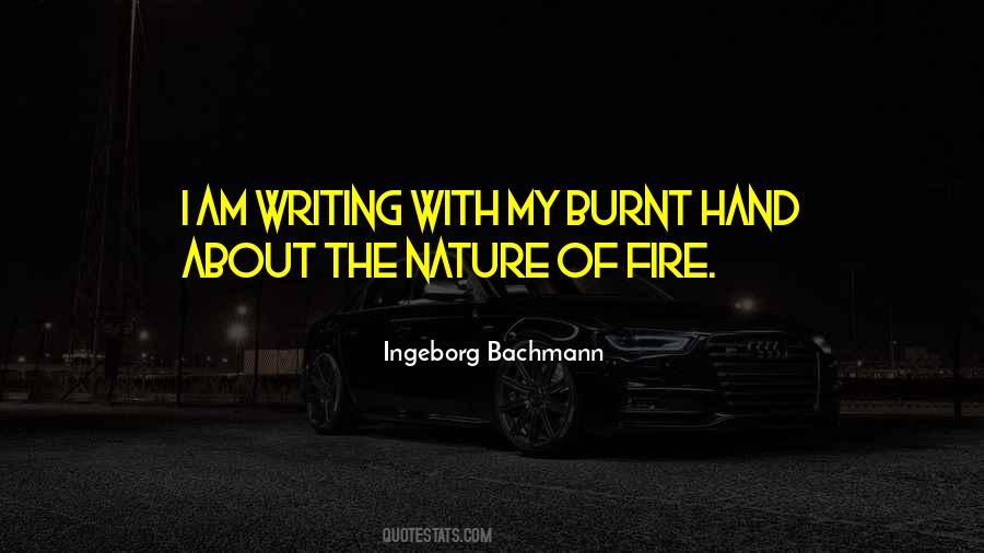 Burnt Hand Quotes #1117015
