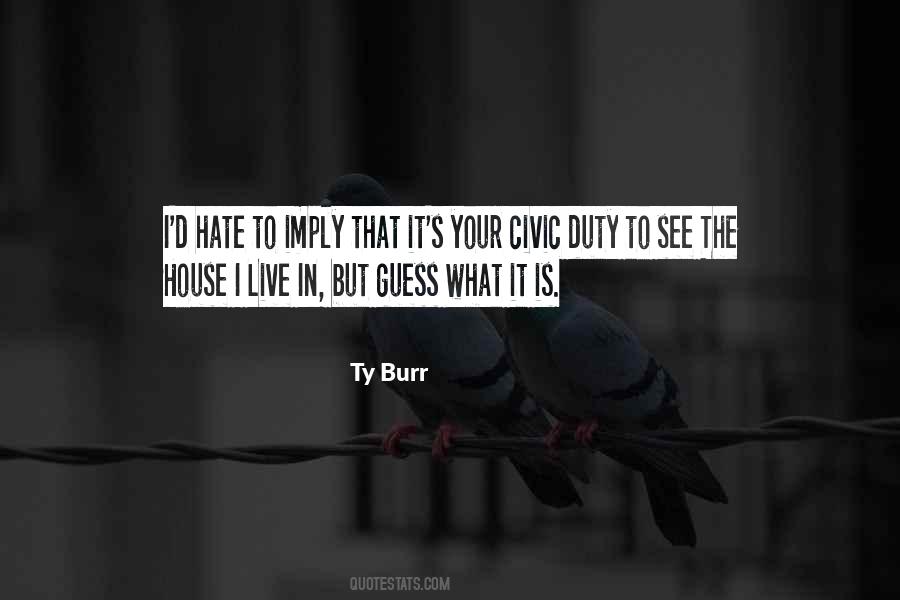 Burr Quotes #224244