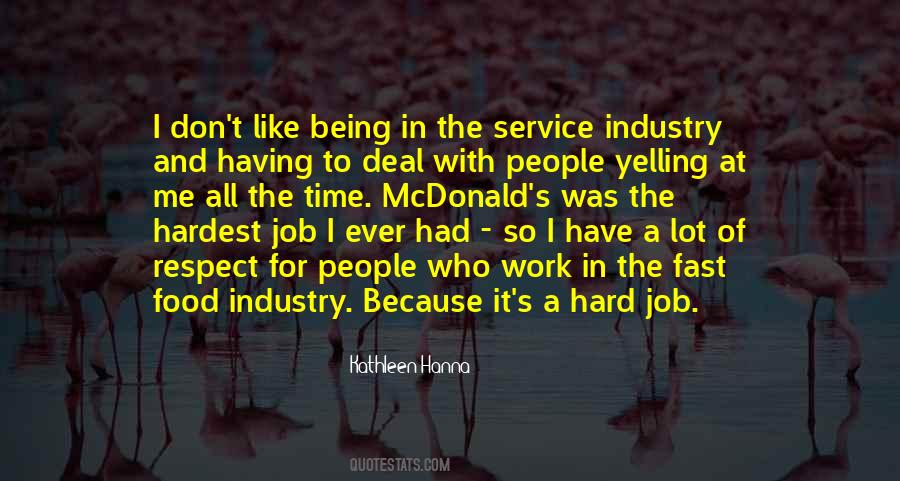 Quotes About The Service Industry #282919