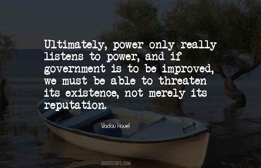 Power Government Quotes #117860