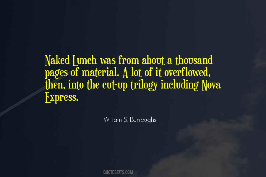 Burroughs Quotes #65756