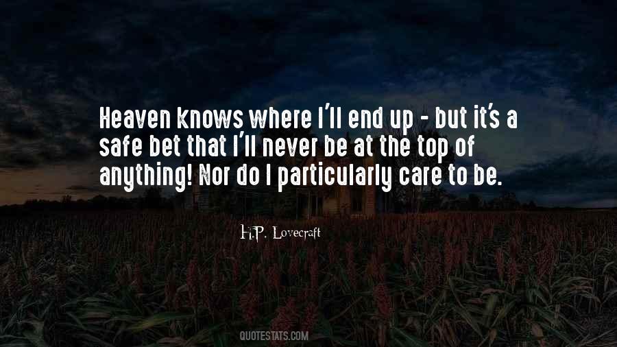 Safe Heaven Quotes #874077